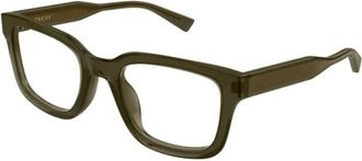 Gucci Glasses, male, Green, Size: 52 MM Eyeglasses