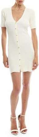 LBLC The Label Sparrow Rib Minidress in Ivory at Nordstrom Rack, Size X-Small