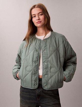 Calvin Klein Chaqueta De Forro Acolchado Con Logotipo Con Emblema Por Toda La Prenda