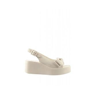 H&ouml;gl Schoenen, Dames, Beige, 40 EU, Platform Wedge