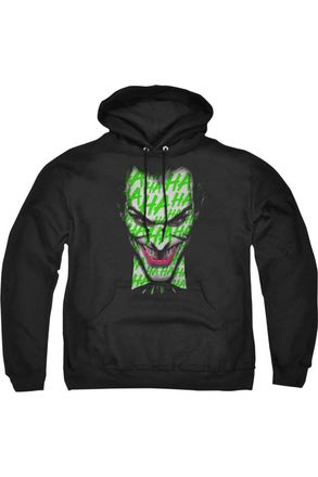 Gildan Batman Ha Ha Smile Adult Pull Over Hoodie / Hooded Sweatshirt