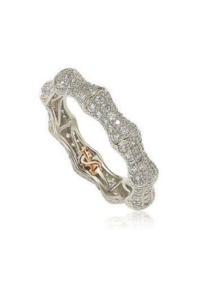 Suzy Levian CZ Eternity Band Ring in White at Nordstrom Rack, Size 5