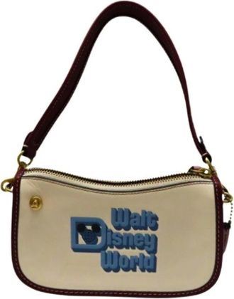 Coach Pre-owned Mini Bags, female, Beige, Size: ONE SIZE Pre-owned Mini Shoulder Bag