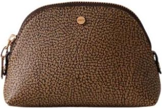 Borbonese Pochette mini porta tutto in graffiti - Dames - Clutches - Bruin - ONE Size - Tassen