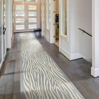 Runrug Hallway Carpet Runner Rug - Soft & Comfy, 9mm - Savannah in Grey | Size: 70 cm x 360 cm