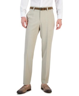 HUGO BOSS Hugo by Hugo Boss Mens Modern Fit Tan Superflex Suit Pants