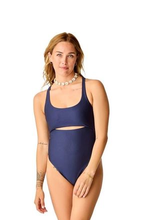 Carve Designs Sonny Compression One Piece DD Cup in Navy at Nordstrom, Size Medium