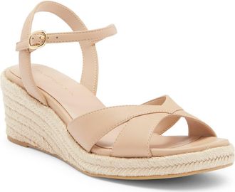 Stuart Weitzman Miami Espadrille Wedge Sandal in Golden Beige at Nordstrom Rack, Size 8.5