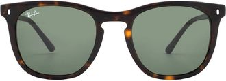 Ray-Ban Green Square Unisex Sunglasses RB2210 902/31 53