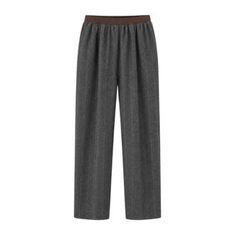 Jucca Wijde Broek - Dames - Broeken - Grijs - Maat: XS