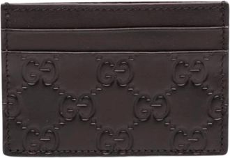 Gucci Pre-owned Wallets, female, Black, Size: ONE SIZE Pre-owned Leather Wallet