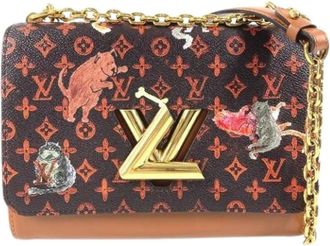 Louis Vuitton Pre-owned Vintage Monogram Canvas Shoulder Bag - Dames - Vintage Schoudertas - Bruin - ONE Size - Vintage