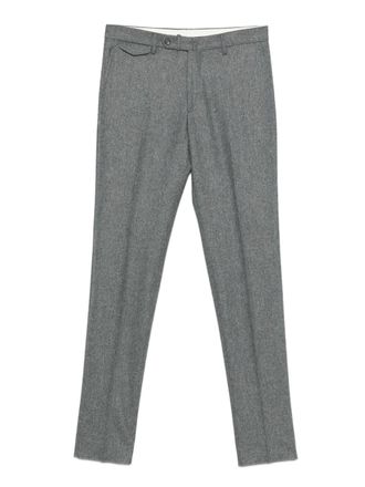 Tagliatore mélange-effect tailored trousers - men - Fabric - 52 - Grey