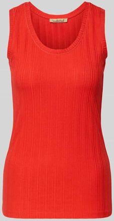Smith & Soul Trägertop mit Rundhalsausschnitt Modell Pointelle in Rot, Größe XXL