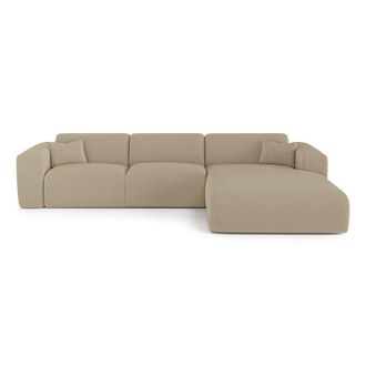 Sia Home Sof&aacute; esquinero convertible 5 plazas pana beige