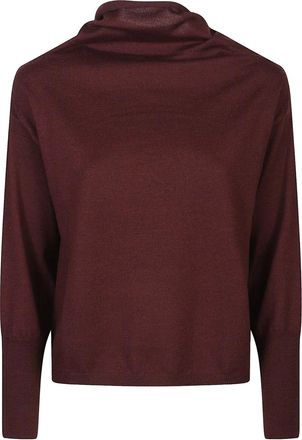 Aragona long-sleeves sweater - women - Wool - 44 - Red