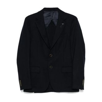 Lardini Blazers, male, Blue, Size: 3XL Blue Jackets for Men