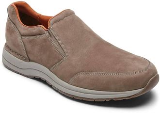 Rockport Mens Edge Hill 2 Double Gore Slip On In Brown