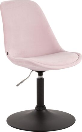 Clp Sedia Da Pranzo Maverick In Velluto Rosa Nero