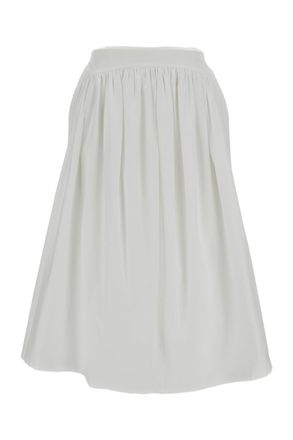 Simone Rocha White Basque Full Voluminous Mini Skirt