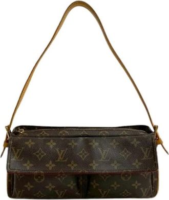 Louis Vuitton Pre-owned Shoulder Bags, female, Brown, Size: ONE SIZE Pre-owned Vintage Shoulder Bag