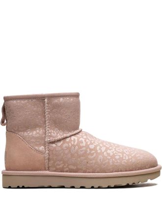 UGG Mini Snow Leopard Classic laarzen - Roze