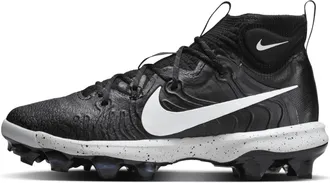 Nike Mens Alpha Huarache NXT MCS Baseball Cleats in Black | DJ6519-002