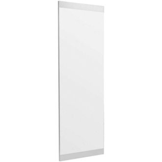 Dmora Dmora - Espejito Acamar, Espejo, Objeto De Decoraci&oacute;n De Pared, Decoraci&oacute;n De Espejo, 40x2h120 Cm, Blanco, Con Embalaje Reforzado