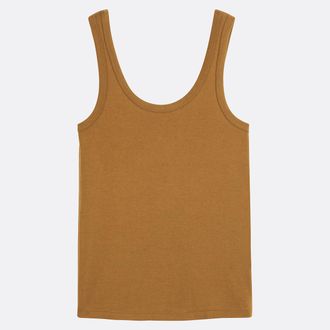 La Redoute Collections Tank top met ronde hals