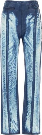 Diesel Blue Marbled Wash Slim Fit Pant