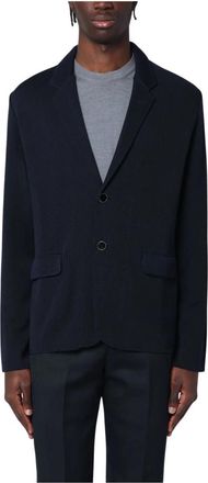 Lardini Heren, Jassen, Blauw, Maat: 2XL Katoen