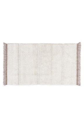 Lorena Canals Steppe Woolable Washable Wool Rug in Sheep White at Nordstrom, Size 6Ft 7In X 9Ft 10In