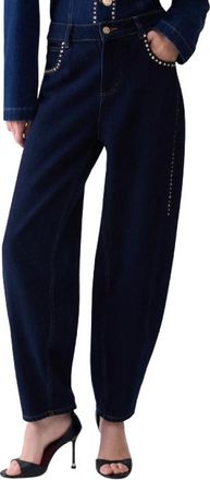 Liu Jo Straight Jeans - Dames - Loose Fit Jeans - Blauw - W27 - Denim - Jeans