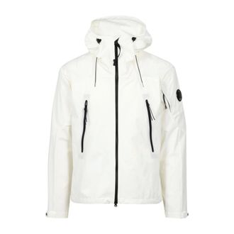 C.P. Company Light Jackets, male, White, Size: 2XL Technical Fabric Jacket