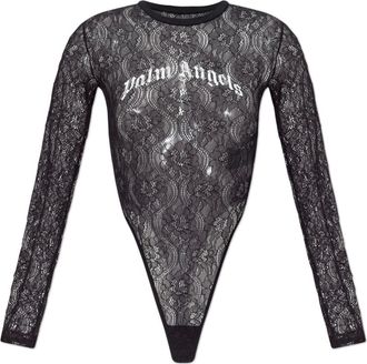 Palm Angels Body, female, Black, Size: XS Lace bodysuit