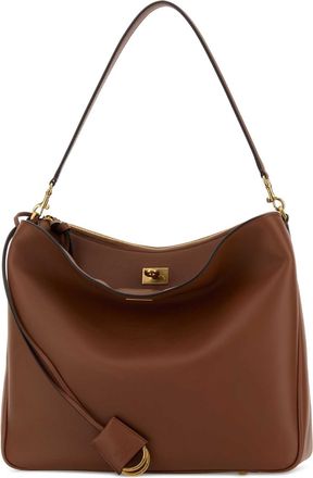 Balenciaga Womens Rodeo Hobo Brown Domesticated Calf