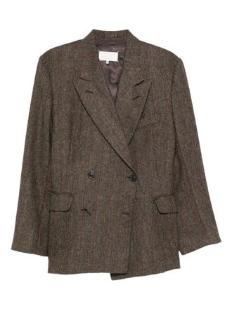 Maison Margiela Blazer doppiopetto - Marrone
