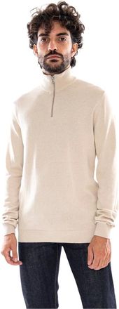 Only & Sons Onsalex Reg 12 Half Zip Knit Noos - Sweatshirts & Hoodies - Hombre - Beige - XL