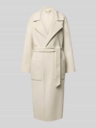 Oakwood Mantel aus Lanawoll-Mix mit Bindeg&uuml;rtel Modell ALLEGORIA in Beige, Gr&ouml;&szlig;e XL