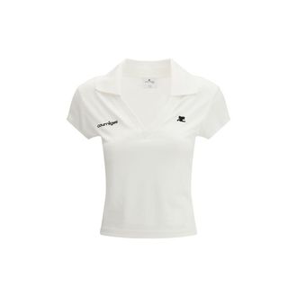 Courr&egrave;ges Cotton Polo Womens Shirt