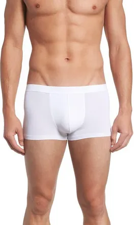 Hanro Micro Touch Boxer Brief in White at Nordstrom, Size X-Large