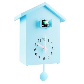 OEM Un Reloj De Pared De Estilo N&oacute;rdico Representa A Un Cuco Que Sale De La Ventana Para Anunciar La Hora