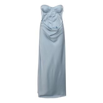 Rotate ROTATE Birger Christensen, Party Dresses, female, Blue, Size: XS Corset Dress