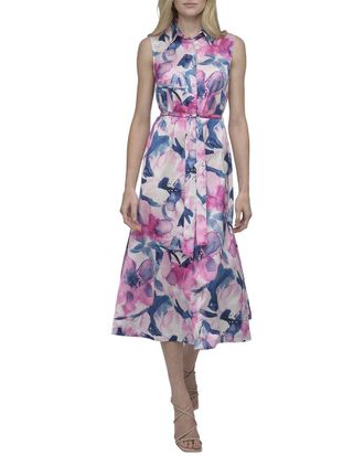 DKNY Dkny Midi Shirt Dress