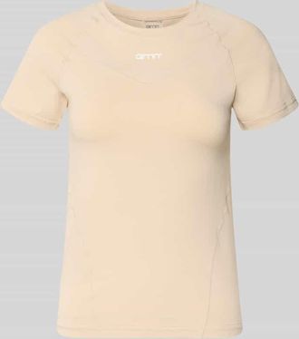 Aim'n T-Shirt mit Rundhalsausschnitt und Logo in Sand, Gr&ouml;&szlig;e XL
