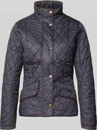 Barbour Regular Fit Steppjacke mit Stehkragen Modell FLYWEIGHT in Marine, Gr&ouml;&szlig;e 38