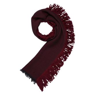 Armani Gebreide Sjaal - Dames - Accessoires - Rood - Maat: ONE Size