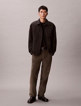 Calvin Klein Pantal&oacute;n Chino Recto Estilo A&ntilde;os 90 De Pana