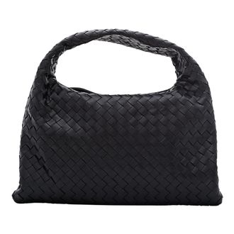 Bottega Veneta Small Hop - female - Bottega Veneta - Handbags - Black - ONE SIZE - Bags