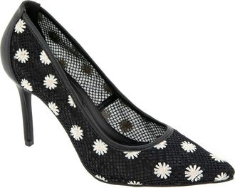BCBGeneration Bissha Floral Pump in Black/Daisy at Nordstrom Rack, Size 6.5